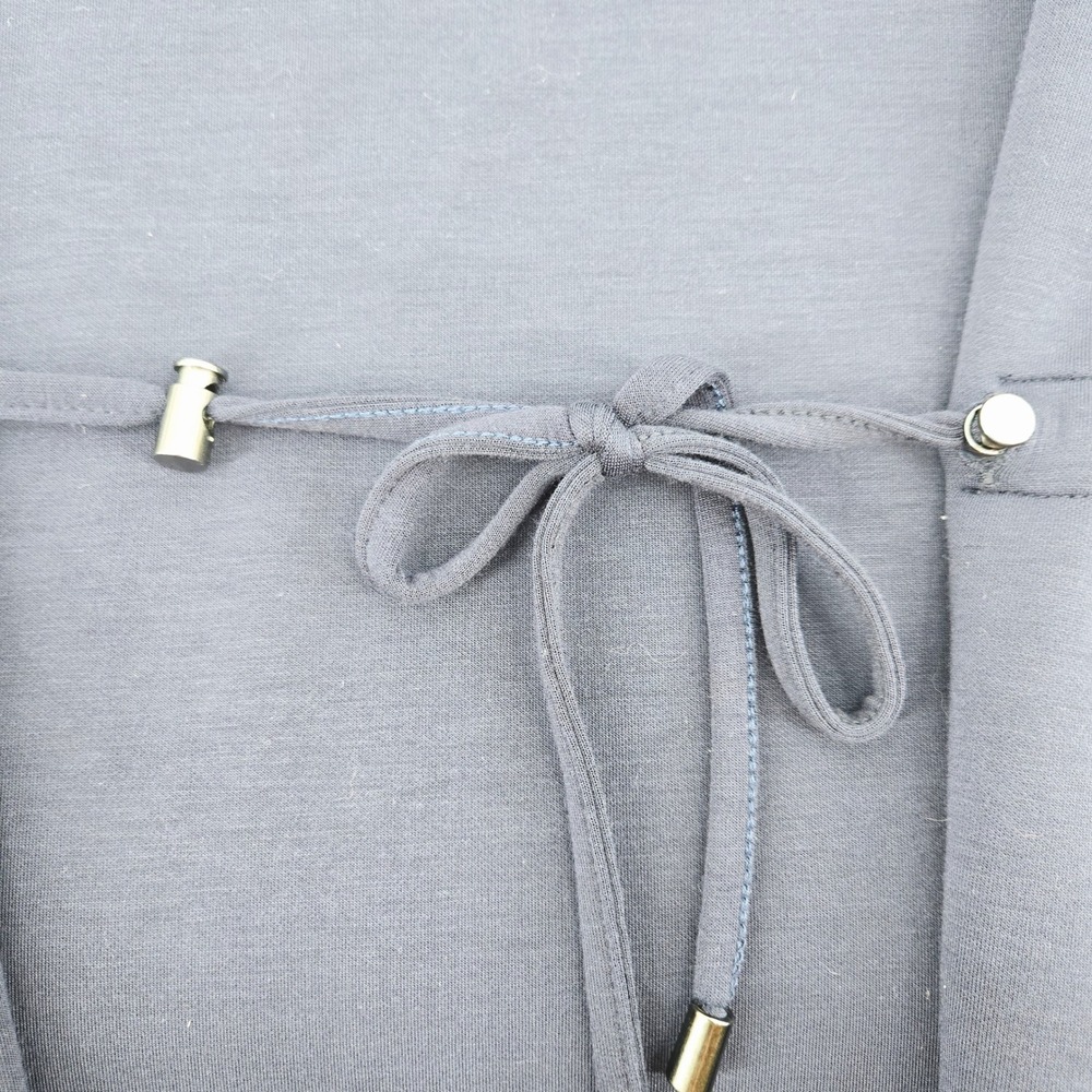 Cable & Gauge NWT Navy Blue T-Shirt Dress‎ Drawstring Waist Plus Size 3X - Picture 8 of 10